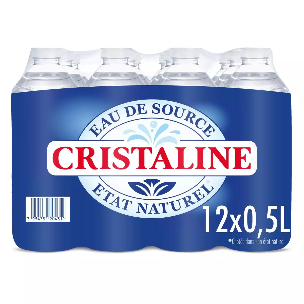 💧 Palette Cristaline 0,5L (1152 bouteilles)