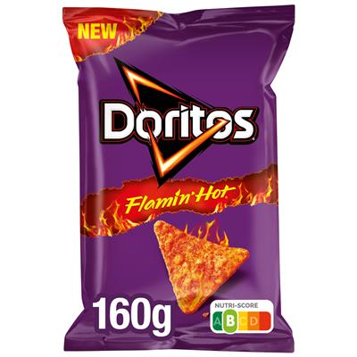 🧀 Lot de 10 cartons Doritos Flamin' Hot Nacho Cheese 160g