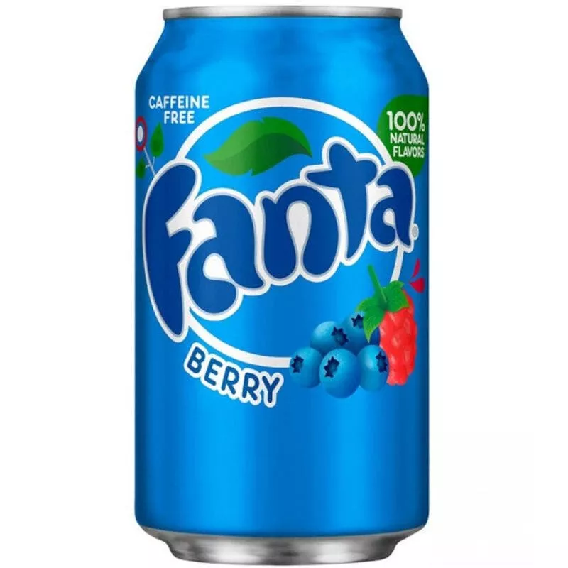 🥤 FANTA Blueberry Soda - 150 Packs de 12 canettes 33cl