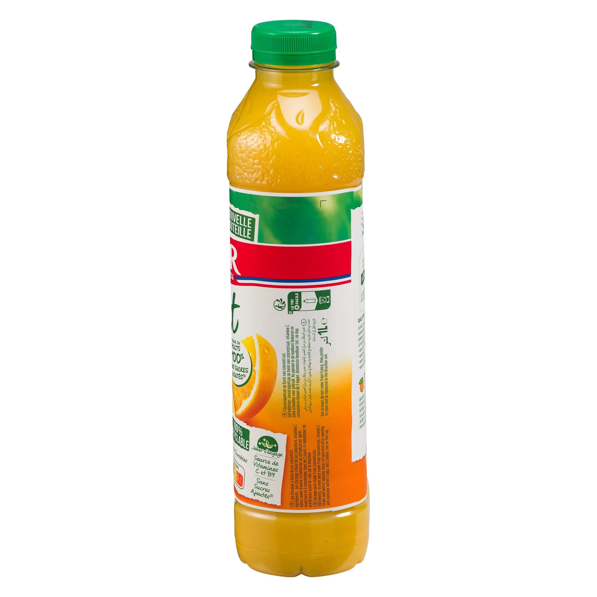 🍊 Palette de jus d'orange 1L (600 bouteilles)