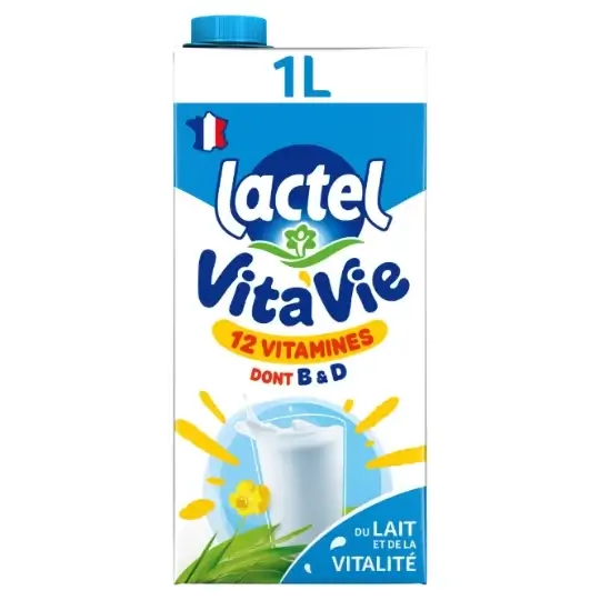 Palette de lait UHT 1L (1200 bouteilles)