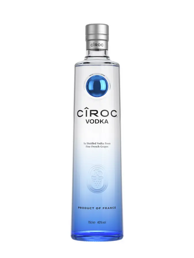 Palette Cîroc Vodka 70cl (168 bouteilles)