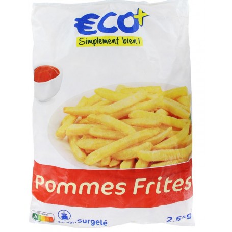 Palette Frites Surgelées Premium Coupe Cavalière 120x2,5kg