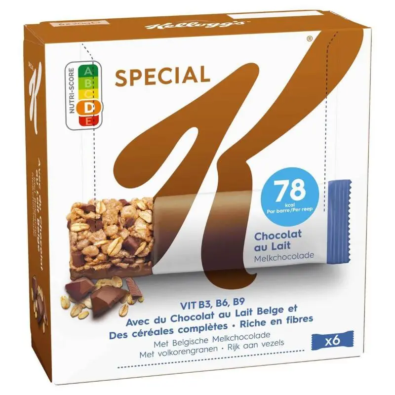 Palette Granola Bars Kellogg's – 72x600g (Variété)