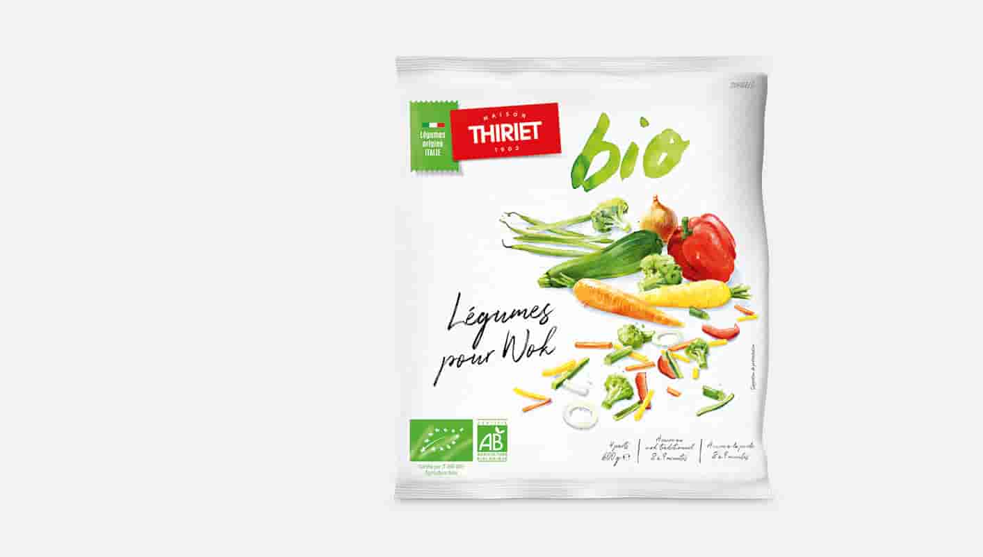 Palette Légumes pour Wok Surgelés 120x1kg
