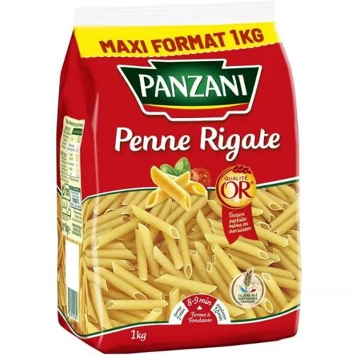 🍝 LOT DE 50 PÂTES PENNE RIGATE PANZANI 1KG