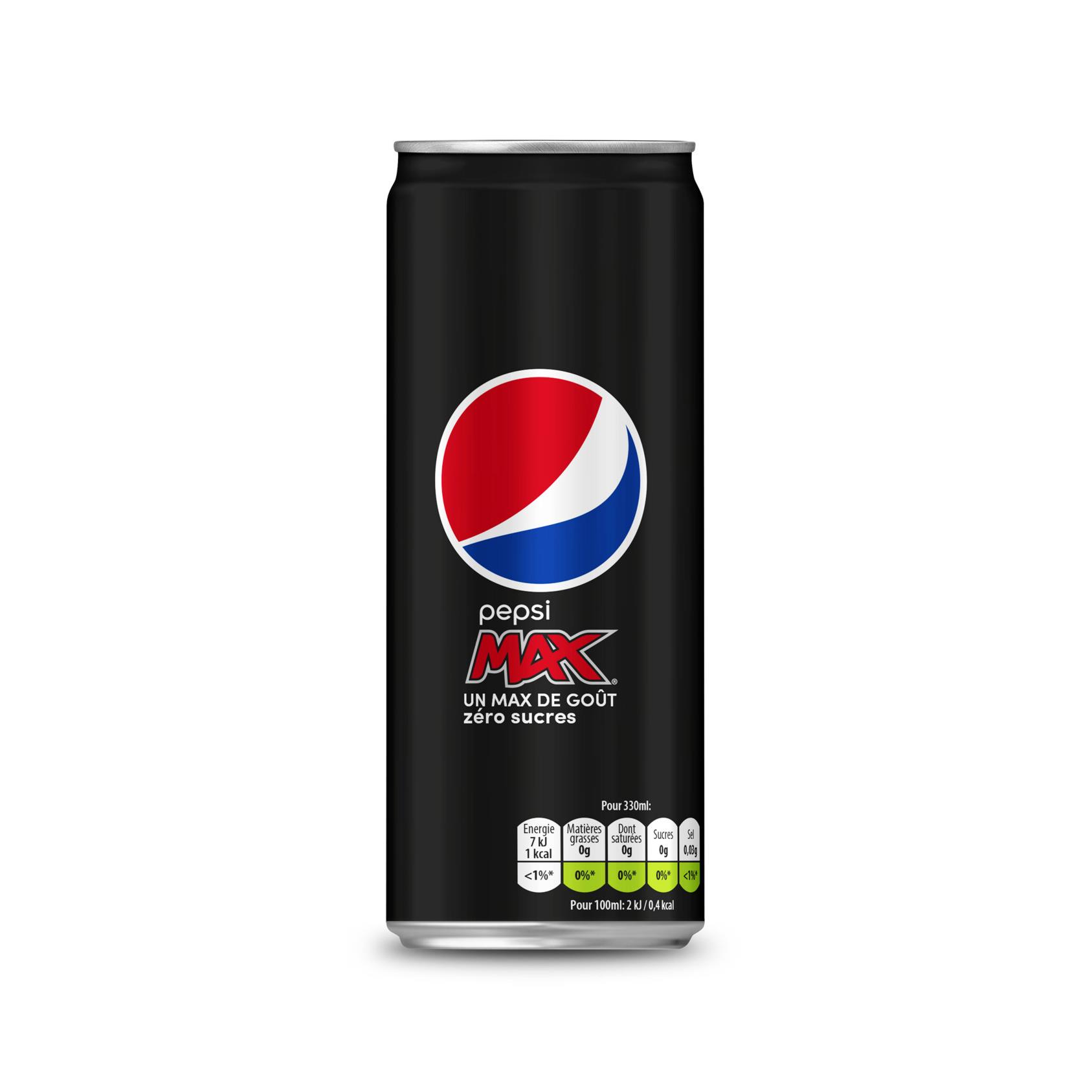 🥤 Palette Pepsi Zero Sleek Cans 33cl (108 cartons de 24 canettes)