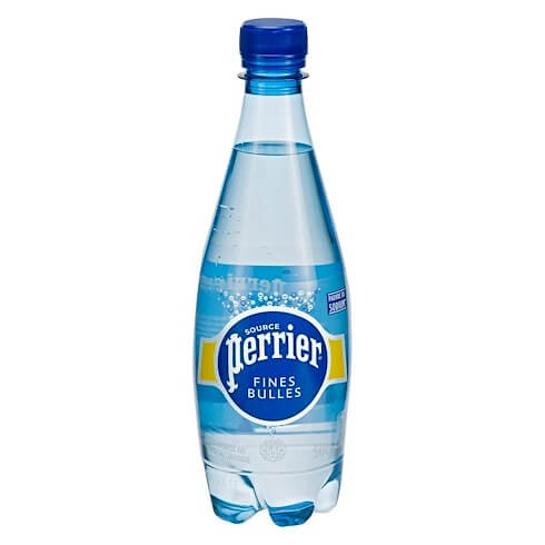 Palette de 960 bouteilles d'eau gazeuse Perrier fines bulles 50cl