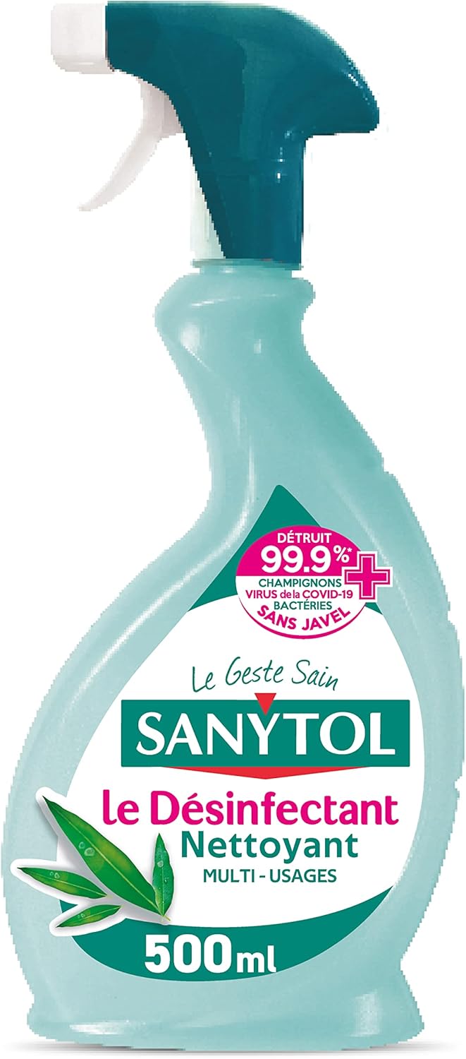 🧼 Spray Nettoyant Multi-usages Sanytol - 300 Unités 750ml