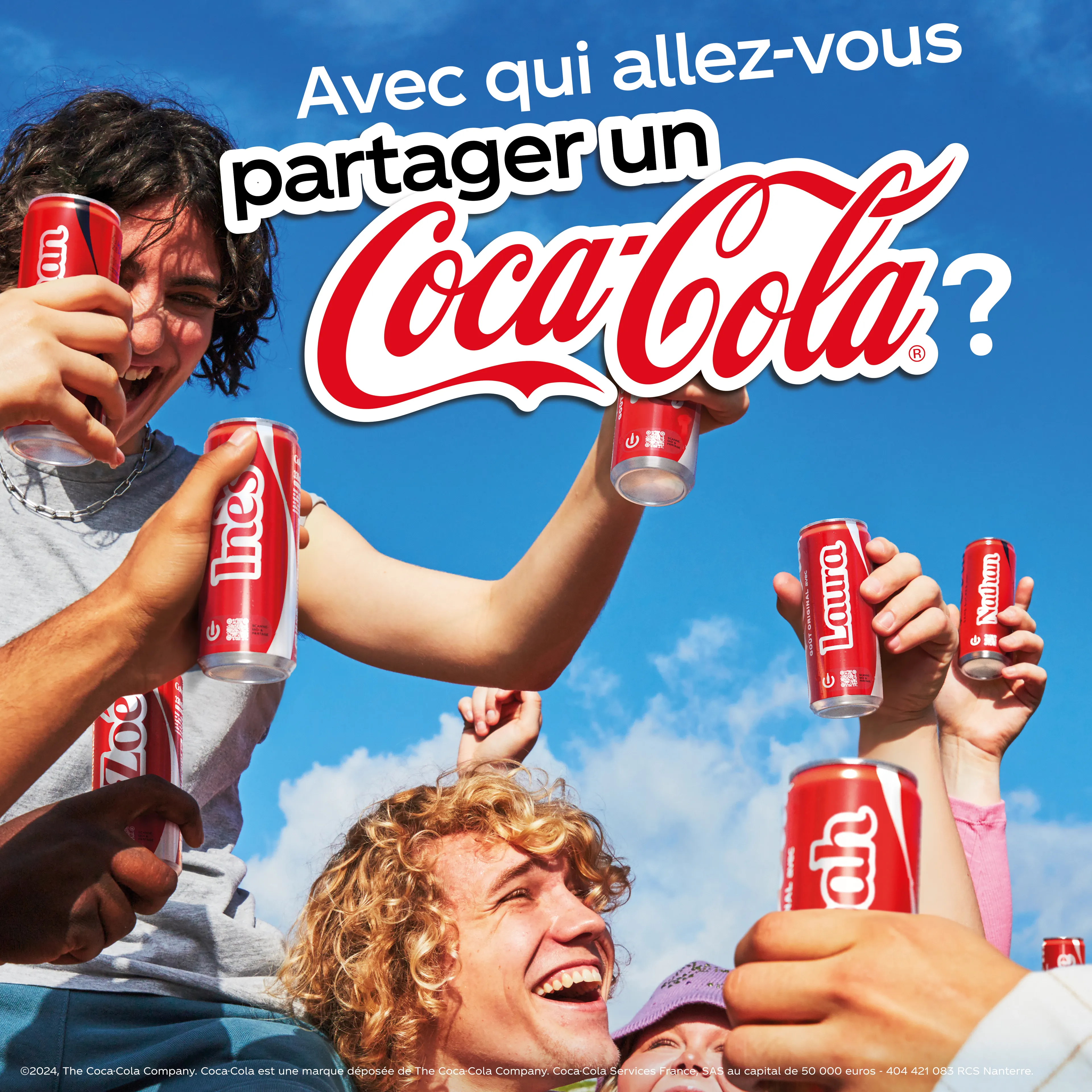 Palette de Coca Cola